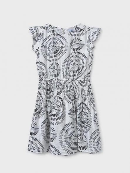 Mayoral Vestido Estampado  25-06975-022 Negro