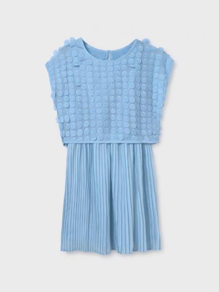 Mayoral Vestido Combinado Fantasia 25-06978-026 Lago