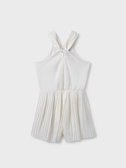 Mayoral Mono Corto Crepe Plisado 25-06863-040 Crudo [0]