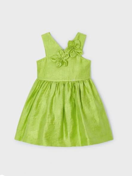 Mayoral Vestido Flore 3D 25-03969-004 Kiwi