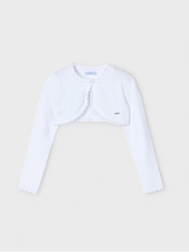 Mayoral Bolero Tricot Basico 25-00320-089 Blanco