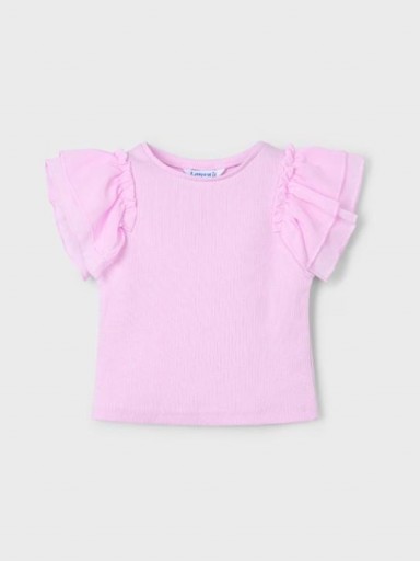 Mayoral Camiseta m/c Combinada 25-03013-025 Malva [0]