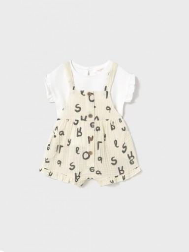 Mayoral Conjunto peto y camiseta 25-01662-022 Ceramica