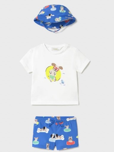 Mayoral Conjunto baño 3 piezas protección solar 25-01618-074 Klein [0]