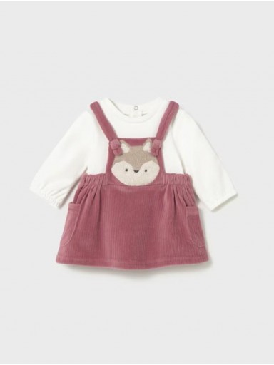 Mayoral Pelele Falda Punto Pana 15-02802-074 Blush