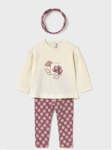 Mayoral Conjunto Leggings Con Diadema 15-02744-012 Rosado