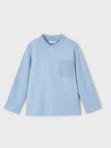 Mayoral Polo m/c Cuello Mao 25-03111-073 Perla [0]