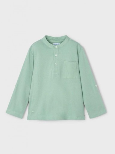 Mayoral Polo m/c Cuello Mao 25-03111-074 Laurel