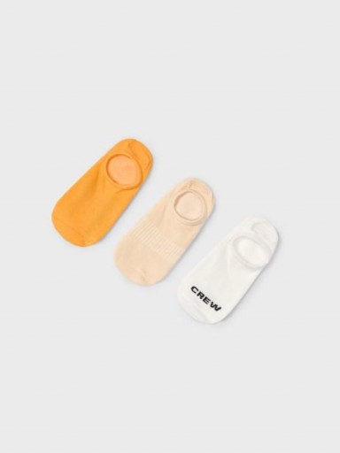 Mayoral Set 3 calcetines Invisibles 25-10910-068 Naranja