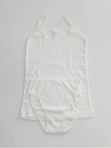Nina y Ferry´s Conjunto camiseta y braguita niña 0541 Cava