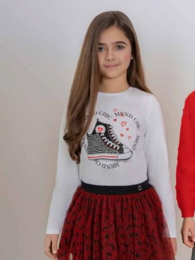 Miranda Camiseta Infantil m/l Zapatillas Chic 0317-2 [0]
