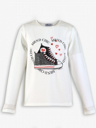 Miranda Camiseta Infantil m/l Zapatillas Chic 0317-2 [2]