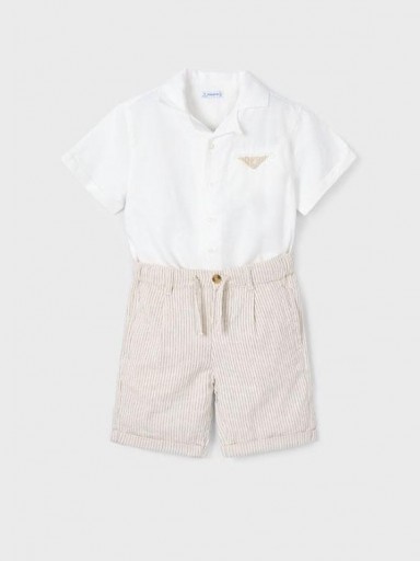 Mayoral Conjunto Bermuda Relaxed 25-03231-091 Crema [0]