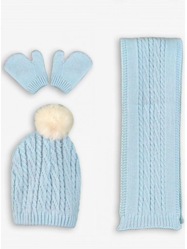 Miranda Conjunto Gorro, Bufanda y Guantes Azul 0020/BGM [0]