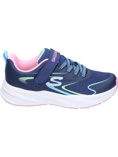 Skechers Zapatillas Microspec Tread Hyper Speed 303882L/NVMT Azul-Rosa  [3]