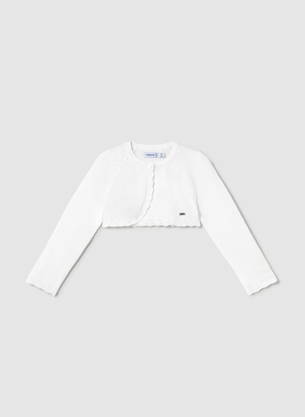 Mayoral Bolero Tricot Basico 25-00306-046 Blanco