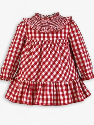 Miranda Vestido Bebe Cuadro Vichy Rojo "Willow" 0506/V [0]