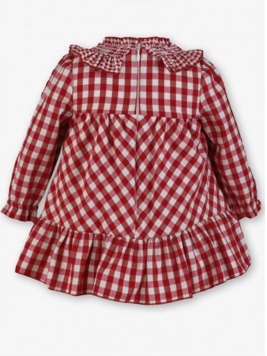 Miranda Vestido Bebe Cuadro Vichy Rojo "Willow" 0506/V [1]