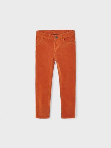 Mayoral pantalon pana slim fit basico 13-00537-018 Calabaza [1]