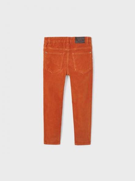 Mayoral pantalon pana slim fit basico 13-00537-018 Calabaza [2]