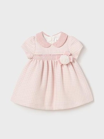 Mayoral Vestido m/c nido abeja 13-02864-035 Rosa baby [0]