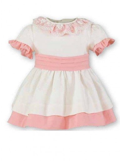 Miranda vestido Bebe Volante Puntilla "Brezo" 0130/V [0]