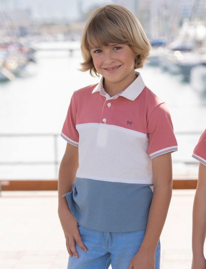 Miranda Polo Infantil Niño Franjas "Laurina" 1301/P