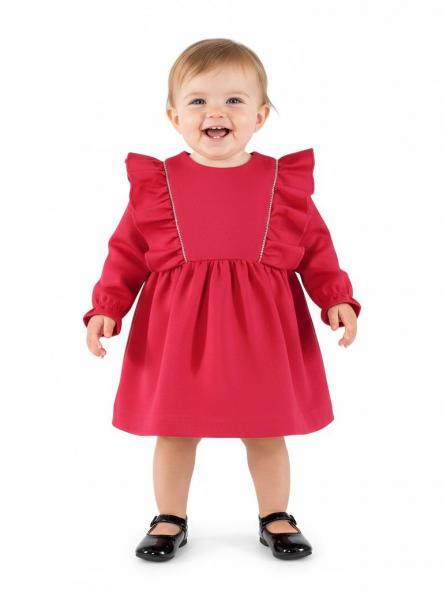 Miranda Vestido Bebe fucsia Strass "Marilyn" 36/0139/V