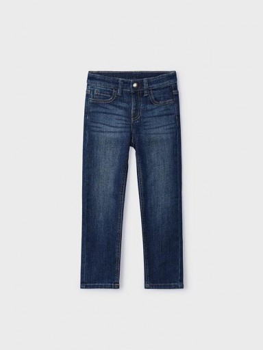 Mayoral Pantalón tejano slim fit básico 14-00504-041 Oscuro