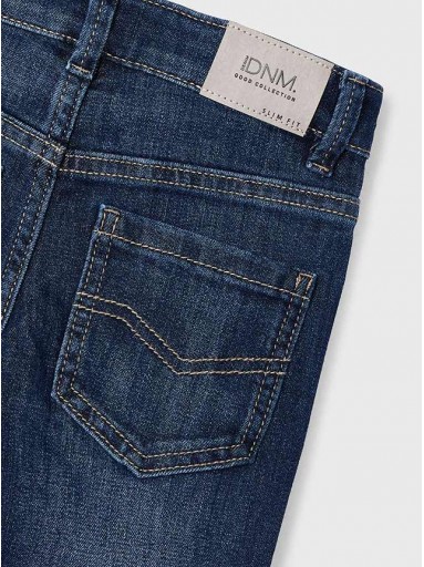 Mayoral Pantalón tejano slim fit básico 14-00504-041 Oscuro [1]