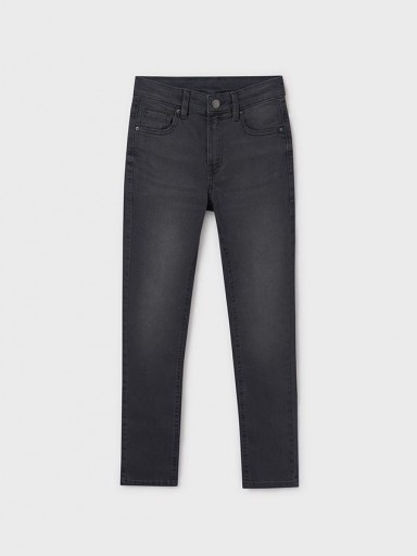 Mayoral Pantalón tejano slim fit básico 14-00516-012 Negro