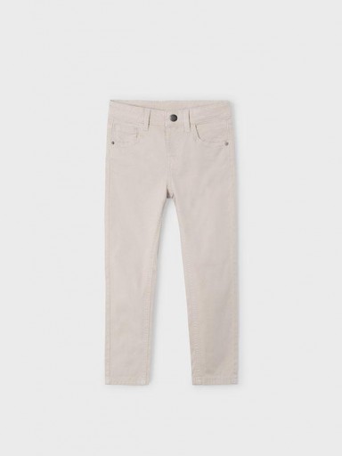 Mayoral Pantalón 5b slim fit básico 14-00517-015 Yeso