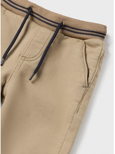 Mayoral Pantalon Jogger Sarga Soft 14-02536-059 Almendra [2]