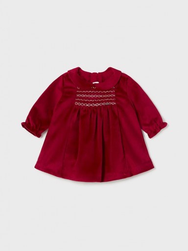 Mayoral Vestido terciopelo brillos 14-02804-077 Rojo