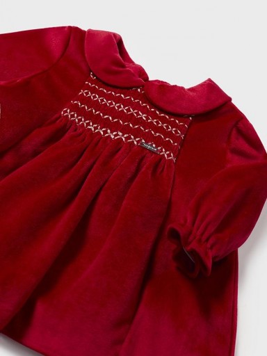Mayoral Vestido terciopelo brillos 14-02804-077 Rojo [1]