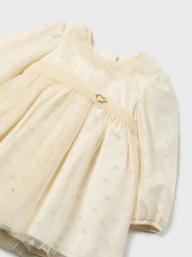 Mayoral Vestido tul 14-02907-069 Crudo [1]