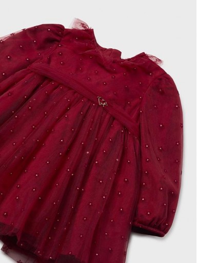 Mayoral Vestido tul 14-02907-071 Guinda [1]