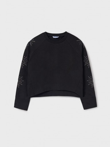 Mayoral Pullover detalle mangas 14-07471-033 Negro