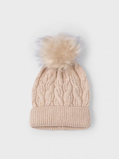 Mayoral gorro pompón niña  14-10834-091 Arena