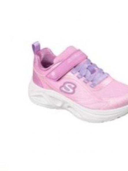 Skechers Deportivo Sneaker Infantil Luces Rosa  303729LC-PKLV
