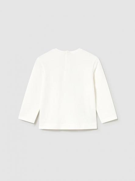 Mayoral Camiseta M/L Básica 15-00116-065 Nata [1]