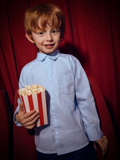 Mayoral camisa 15-00146-082 Celeste