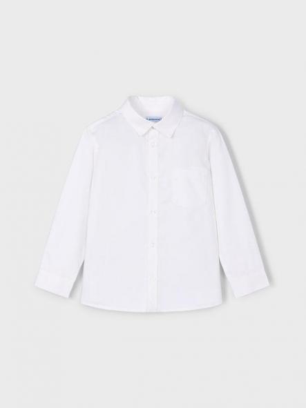 Mayoral Camisa M/L Básica 15-00146-083 Blanco