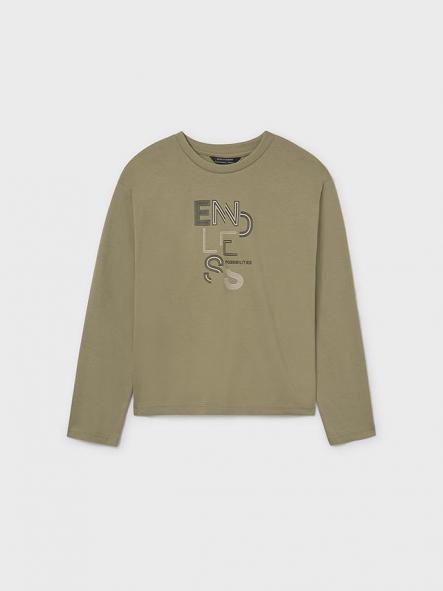 Mayoral Camiseta M/L Básica 15-00842-010 Pesto [3]