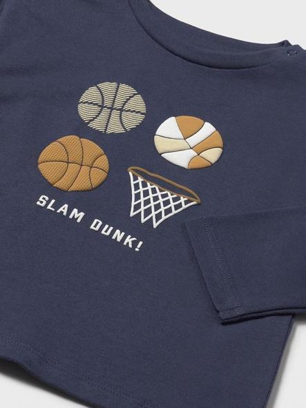 Mayoral Camiseta M/L "Basket" 15-02060-090 Azul [2]