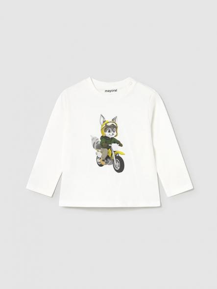 Mayoral Camiseta M/L Motorista 15-02065-020 Nata [1]