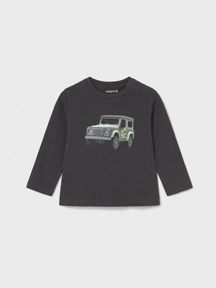 Mayoral Camiseta M/L Coche 15-02066-025 Sombra
