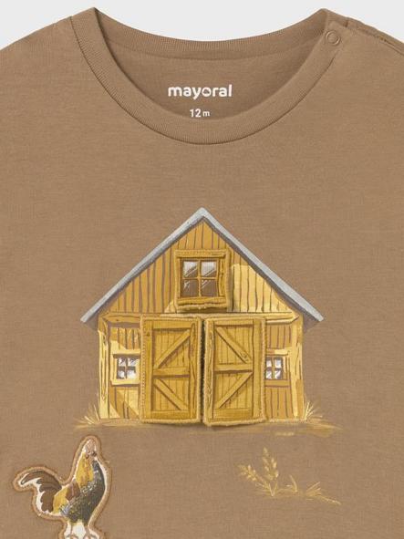 Mayoral Camiseta M/L "Play" Granja 15-02067-031 Caramelo [2]