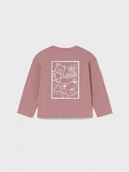Mayoral Camiseta M/L Print Espalda 15-02079-030 Orquidea [1]