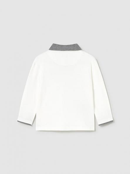 Mayoral Polo M/L Contrastes 15-02103-079 Nata [1]